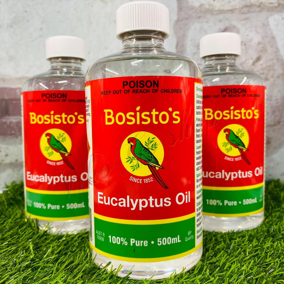 【現貨】澳洲 Bosisto's 尤加利精油 100%  500ml  24小時出貨 貝思多 紅鸚鵡 純精油 天然精油