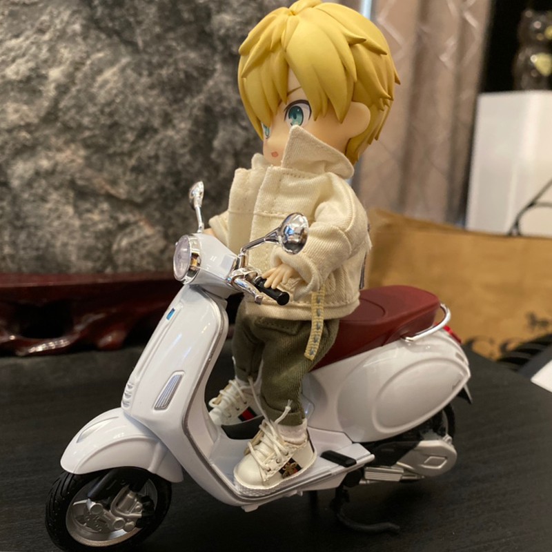 Cwx 1 12兵人場景配件figma踏板車shf摩托車ob11機車6寸人偶模型mezco 蝦皮購物