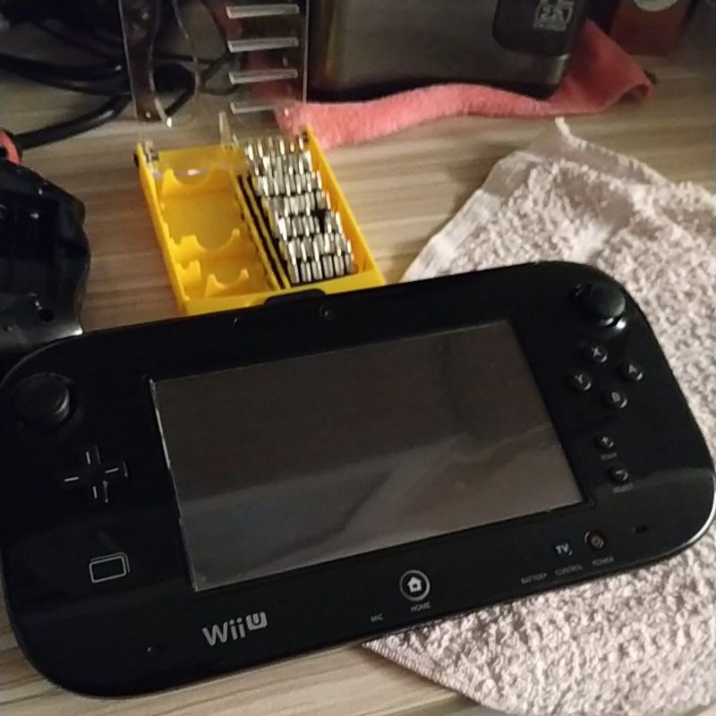Wii U 故障平板/GAMEPAD(無電池無觸碰筆+沒時間處理