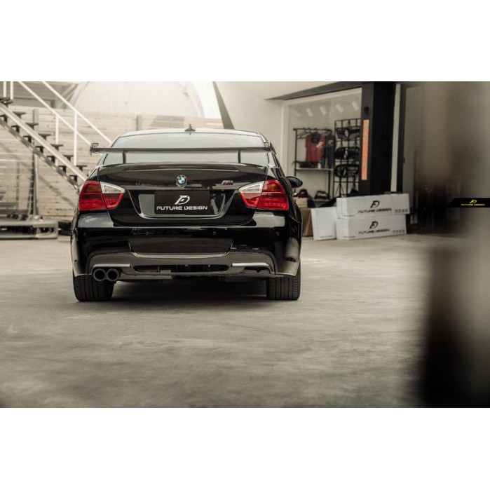 【政銓企業】BMW E90 M-TECH 3D款 高品質 卡夢 四出 後下巴 免費安裝 現貨 320 335
