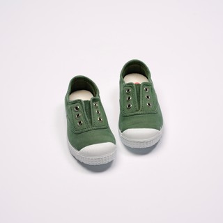 CIENTA 西班牙國民帆布鞋 70997 63 草綠色 經典布料 童鞋