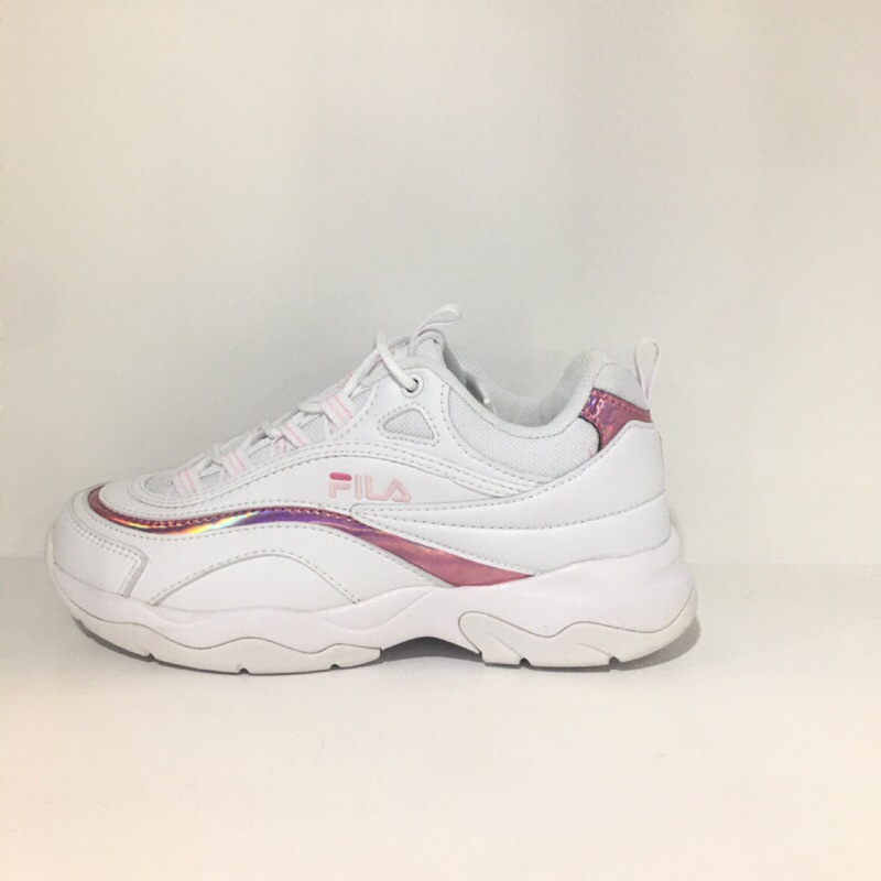 FILA FILARAY 復古 老爹鞋 粉色 雷射 炫彩 女鞋 FS1SIA3063X-WPK原價2980特價2480