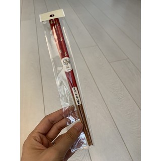 全新 日本木頭筷子（紅色）