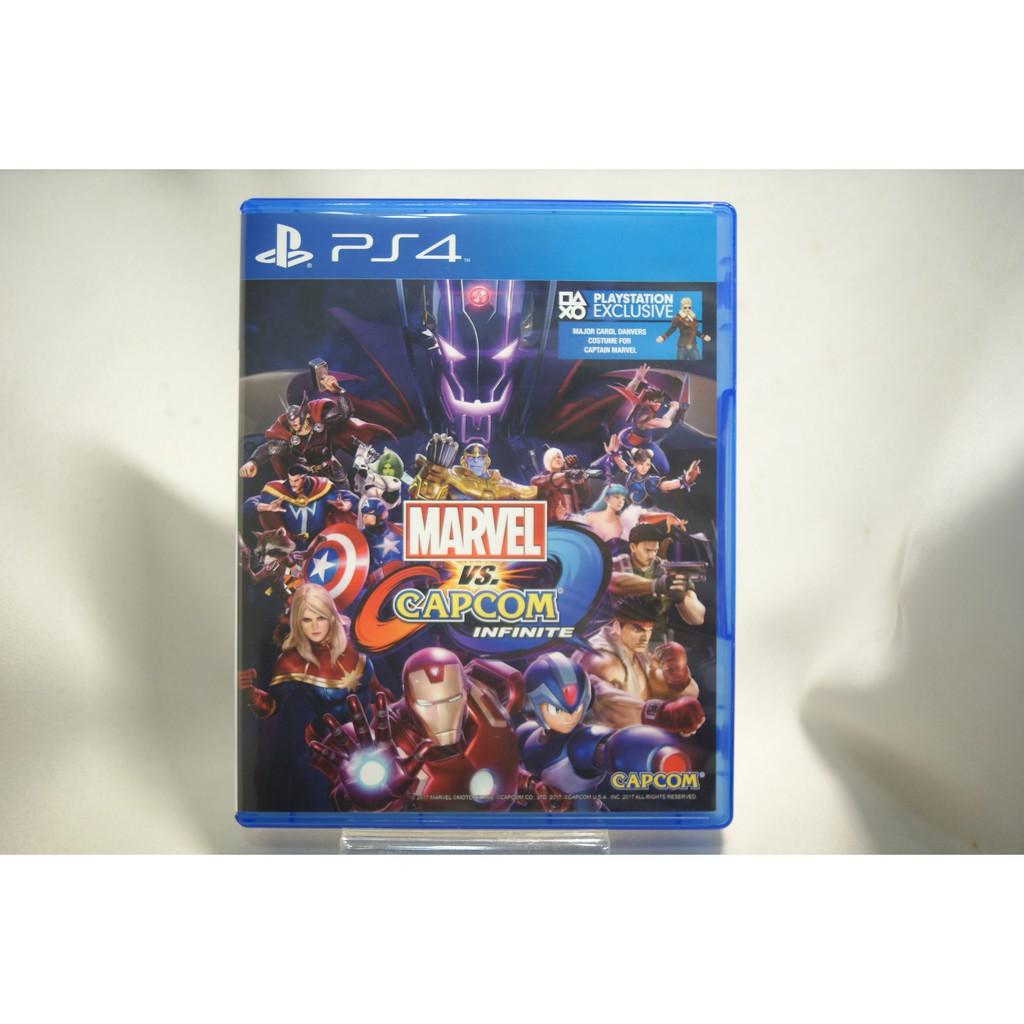 [耀西]二手 亞版 SONY PS4 漫威英雄大戰卡普空 無限 中文版 Marvel vs. Capcom 含稅附發票