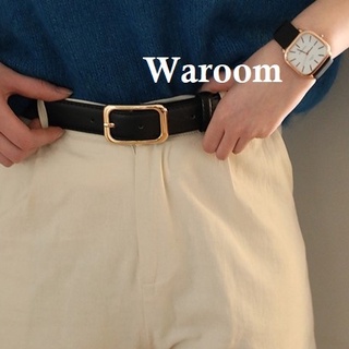 Waroom|現貨 G11 牛仔褲裝飾皮帶|西裝百搭褲帶|男生皮帶|學生皮帶|黑色腰帶|牛仔褲腰帶|方頭皮帶|女生皮帶