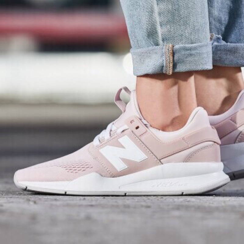 New Balance WS247UI US6.5號 EU37 23.5CM 粉紅 建議24.5穿