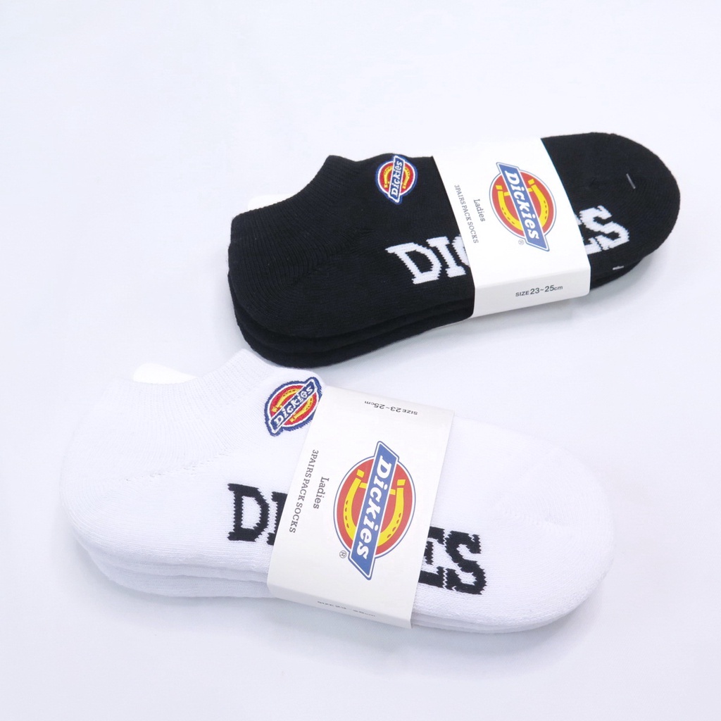 DICKIES 踝襪 厚襪 運動襪 毛巾底 23-25cm 一組三入16416200- 兩色【iSport】