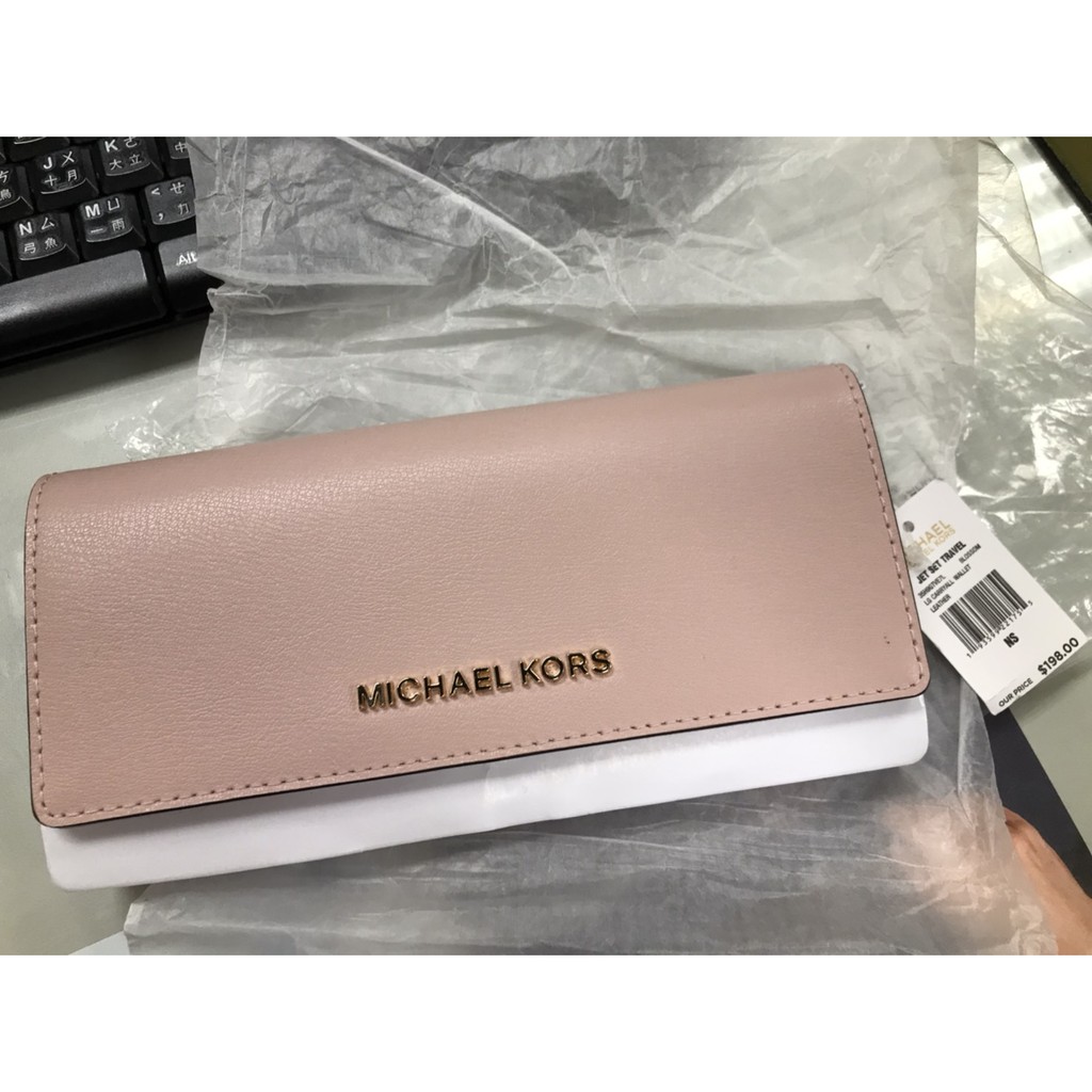 Michael Kors 美國代購 台灣現貨MK  防刮皮革 信封長夾