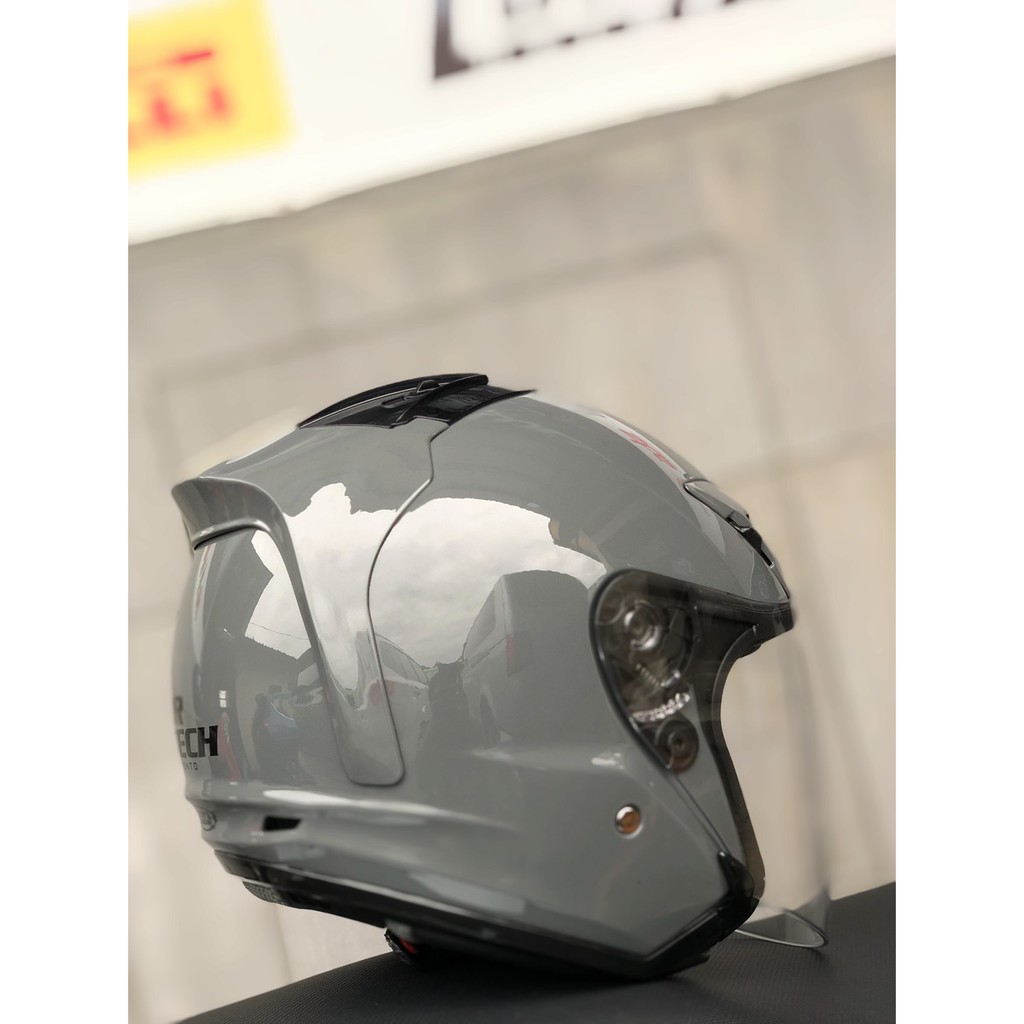 Lubro Air Tech 3 4罩半罩安全帽內襯可拆透氣消光黑水泥灰 蝦皮購物