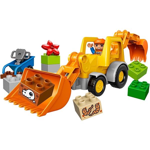 限ru700423 LEGO Duplo 樂高積木 得寶系列 10811 我的挖土機