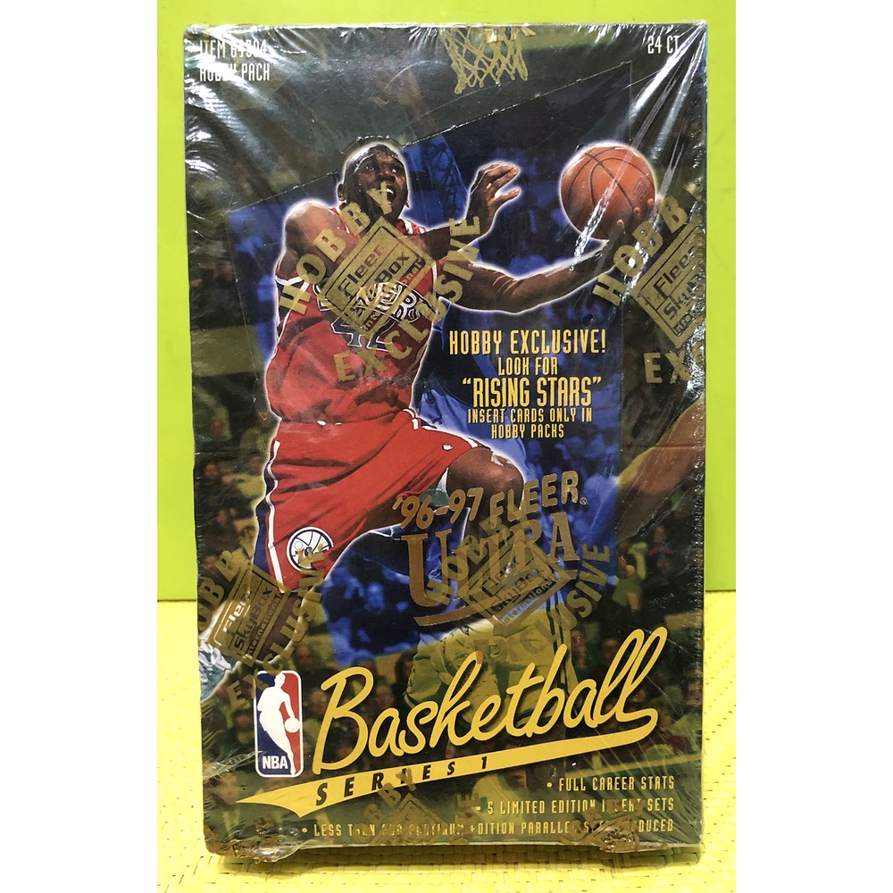 NBA 96 97 Fleer Ultra Series1 Basketball Hobby Box 盒卡卡盒卡包