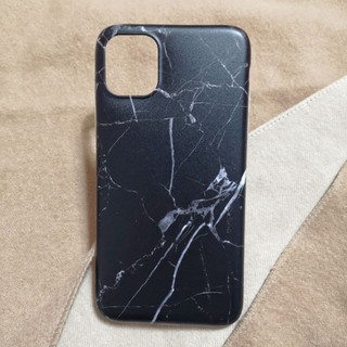 [全新現貨] iphone 11黑色大理石硅膠手機軟殼-全包邊保護
