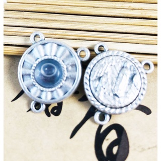 ❤as86❤聖牌玫瑰經念珠義大利進口露德水三角三通1.8*1.8cm
