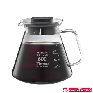 Tiamo 耐熱玻璃壺 600ml 泡茶壺 花茶壺 咖啡壺