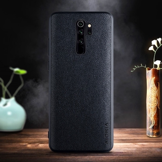 XIAOMI REDMI Aioria 手機殼適用於小米紅米 note 8 pro 時尚新款手機殼著名皮革軟亞光 TPU