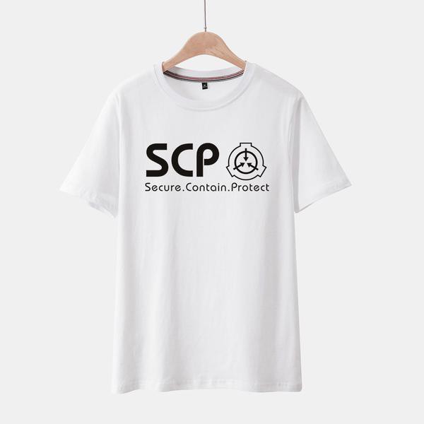 K Scp基金會衣服動漫周邊短袖t恤二次圓文字超自然現象研究社中二病 蝦皮購物