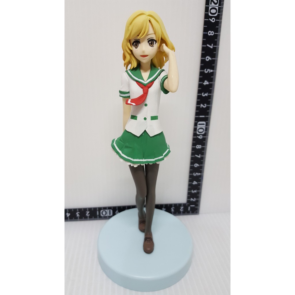 日版夏色奇蹟水越紗季制服校服金髮公仔景品模型 蝦皮購物