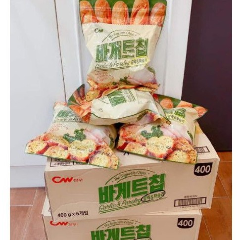 韓國 cw 奶油香蒜脆吐司餅乾 400g