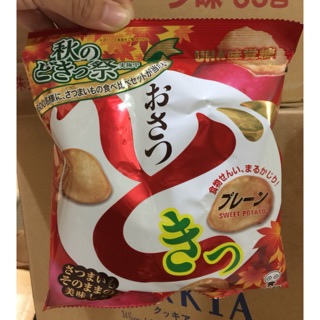 日本 UHA 味覺糖黃薯片 地瓜薯片 甜味薯片 甘藷片 甜味薯片 甜味地瓜片65g