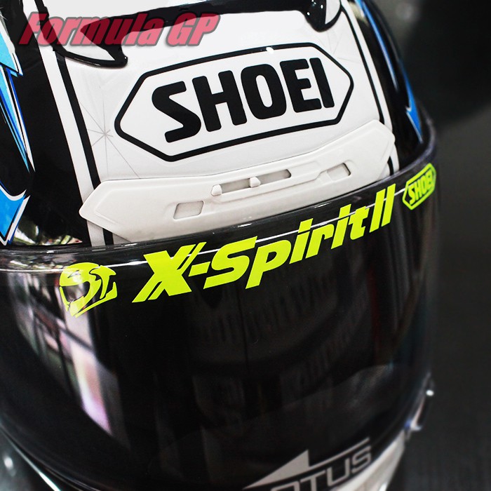 本田 HONDA 螢光黃 X-Spirit SHOEI X-12 X-14 鏡片貼紙 頭盔貼紙 摩托車 安全帽 HRC