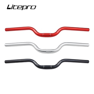 Litepro 折疊自行車車把 25.4*580MM 自行車 M 車把復古燕子車把