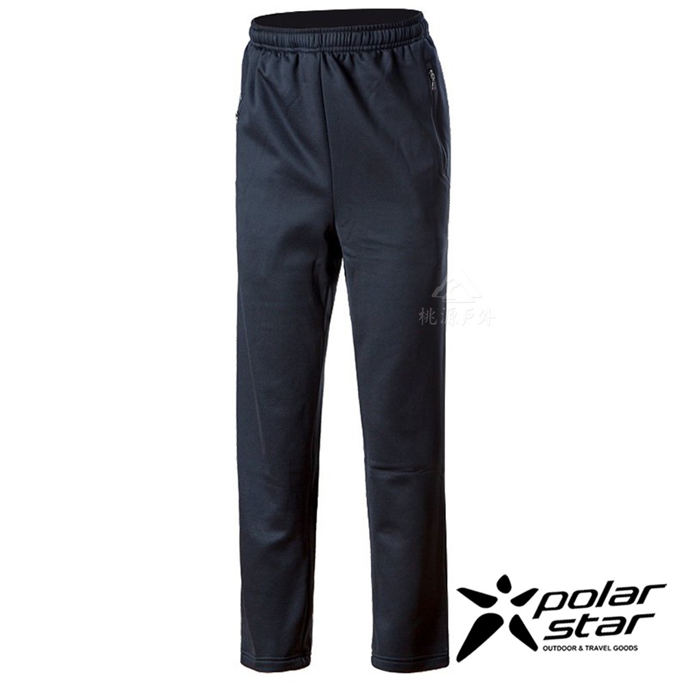 PolarStar 女 針織保暖運動長褲『黑藍』P19402