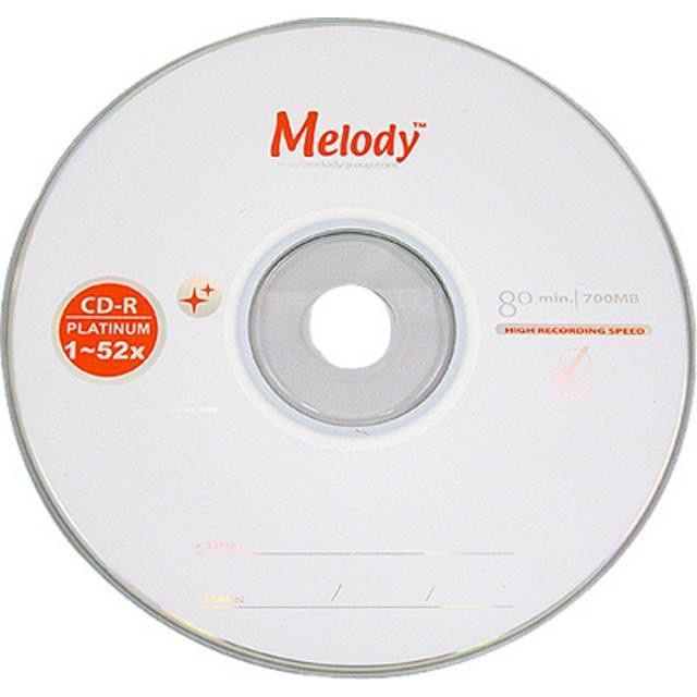 Melody 52X 700MB CD-R CD片 光碟片 空白片 燒錄片 50片裝 DVD+RW 4.7G 10片裝