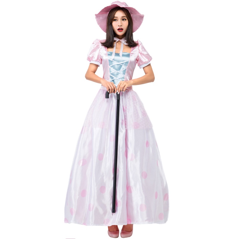 聖誕節 2021新款粉色玩具洋娃娃cosplay服裝 出口日本粉公主禮服 牧羊女lalala388