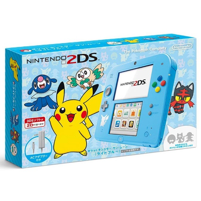 現貨 NDS 3DS 2DS 主機 神奇寶貝 精靈寶可夢 太陽 月亮 皮卡丘 御三家 淺藍色限定機 售3500