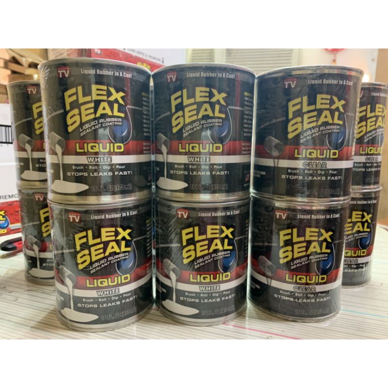 出清售完為止🔥公司貨有發票🔥 美國製 FLEX SEAL LIQUID萬用止漏膠共四色(小桶裝16oz）防水止漏膠