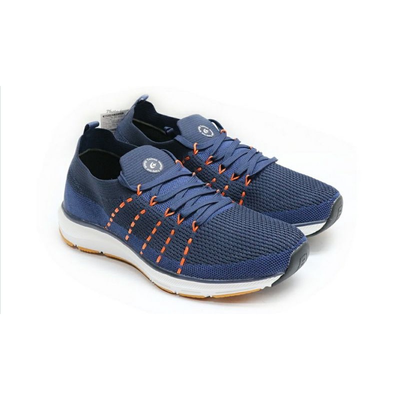 新品上架   日本品牌月星 MOONSTAR 男款 3E寬楦 襪套式健走鞋 慢跑鞋 (深藍SNGYM012)