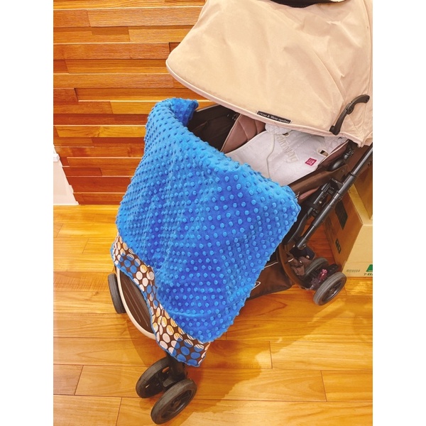 二手免運💫美國car seat canopy 嬰兒推車毯/遮蔽擋風萬用毯  純棉💯嬰兒提籃cover豆豆毯 嬰兒毯