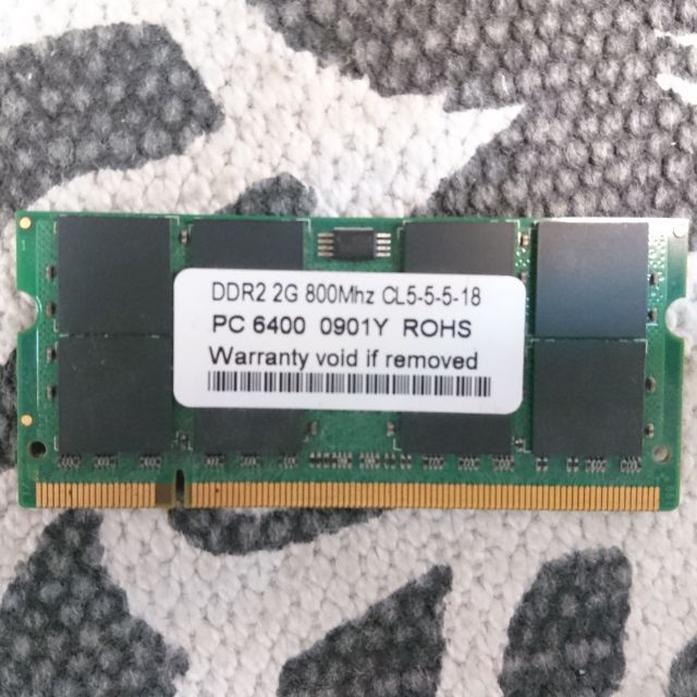 中古記憶體（筆電用） 2G DDR2 800