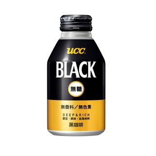 【蝦皮直營特選】UCC 無糖黑咖啡飲料(275gx24入/箱)