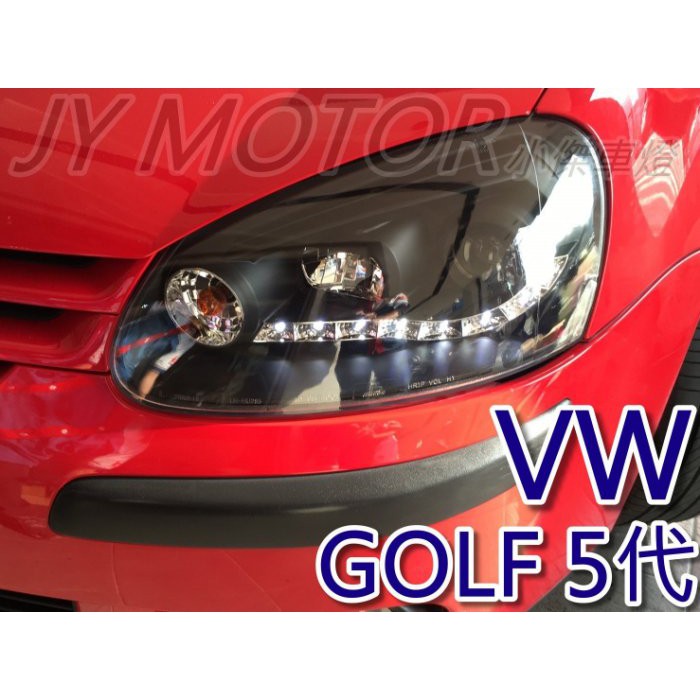 JY MOTOR 車身套件~福斯 VW GOLF 5 代 2005-2008年 R8 燈眉 魚眼大燈