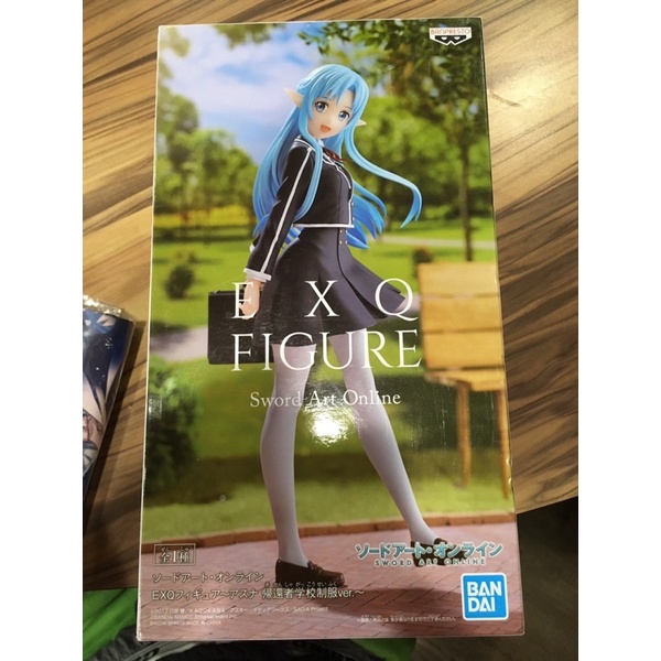 景品 日版 現貨 全新品 Banpresto EXQ 刀劍神域 SAO 亞絲娜 水精靈 回歸學校制服日