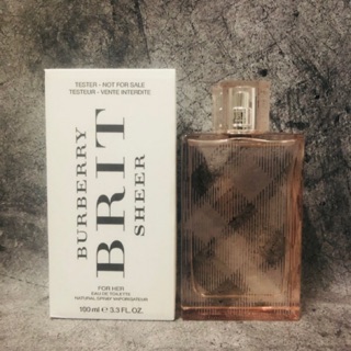 ~歐巴&歐尼~Burberry Brit sheer 粉紅風格 女性淡香水 100ml tester