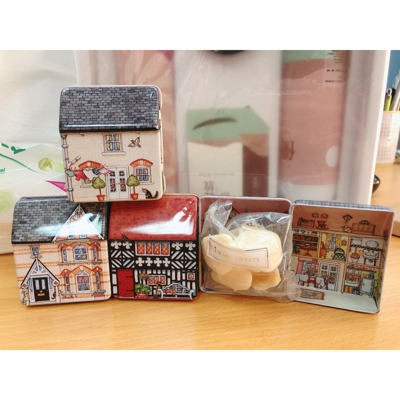 I Want Sweets 聖誕節禮物愛望英國糖果屋英國幸福小屋糖果鐵盒4個 蝦皮購物