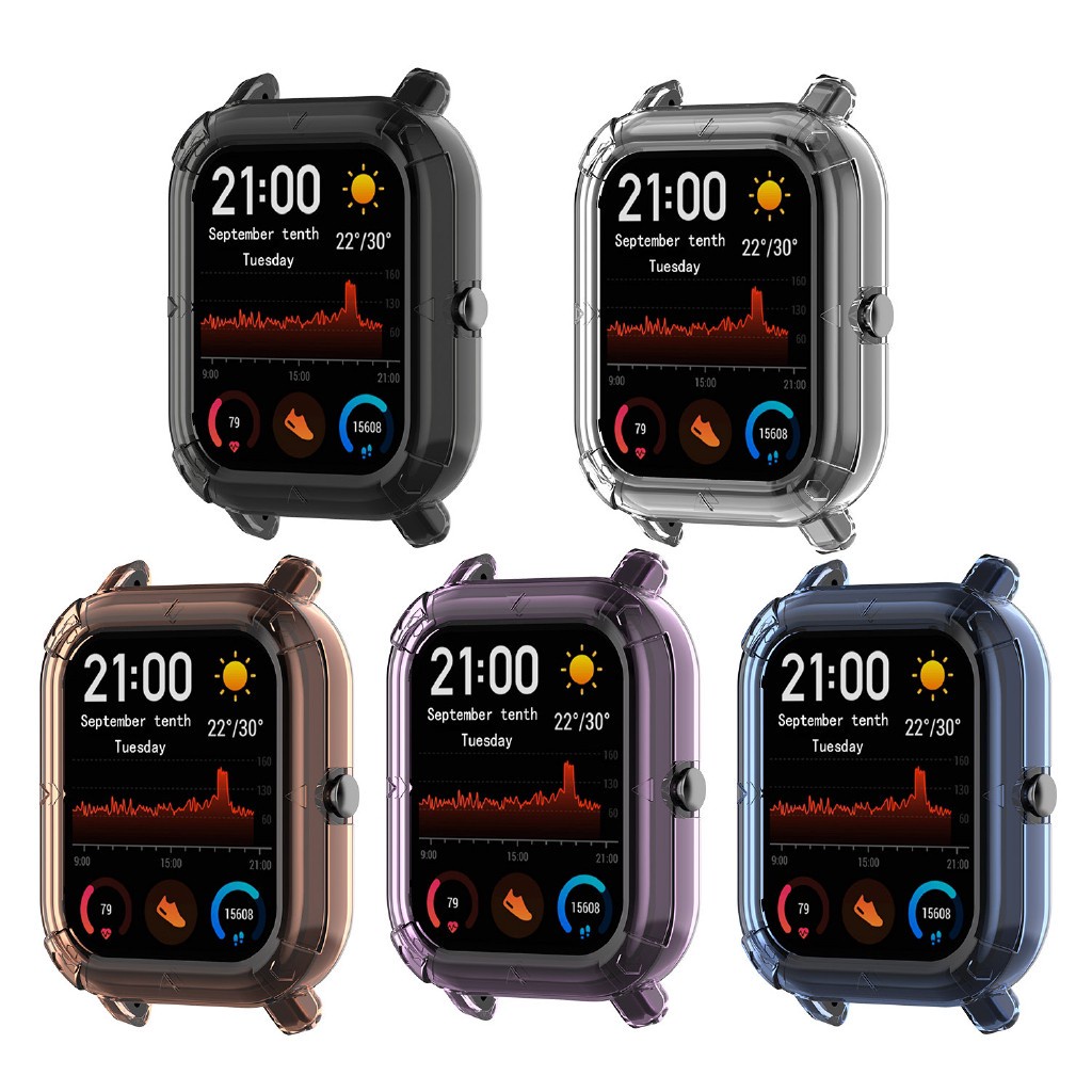 適用於小米邊框 Huami Amazfit Gts 替換 TPU防摔防刮保護套 軟殼 Amazfit GTS運動手錶錶殼