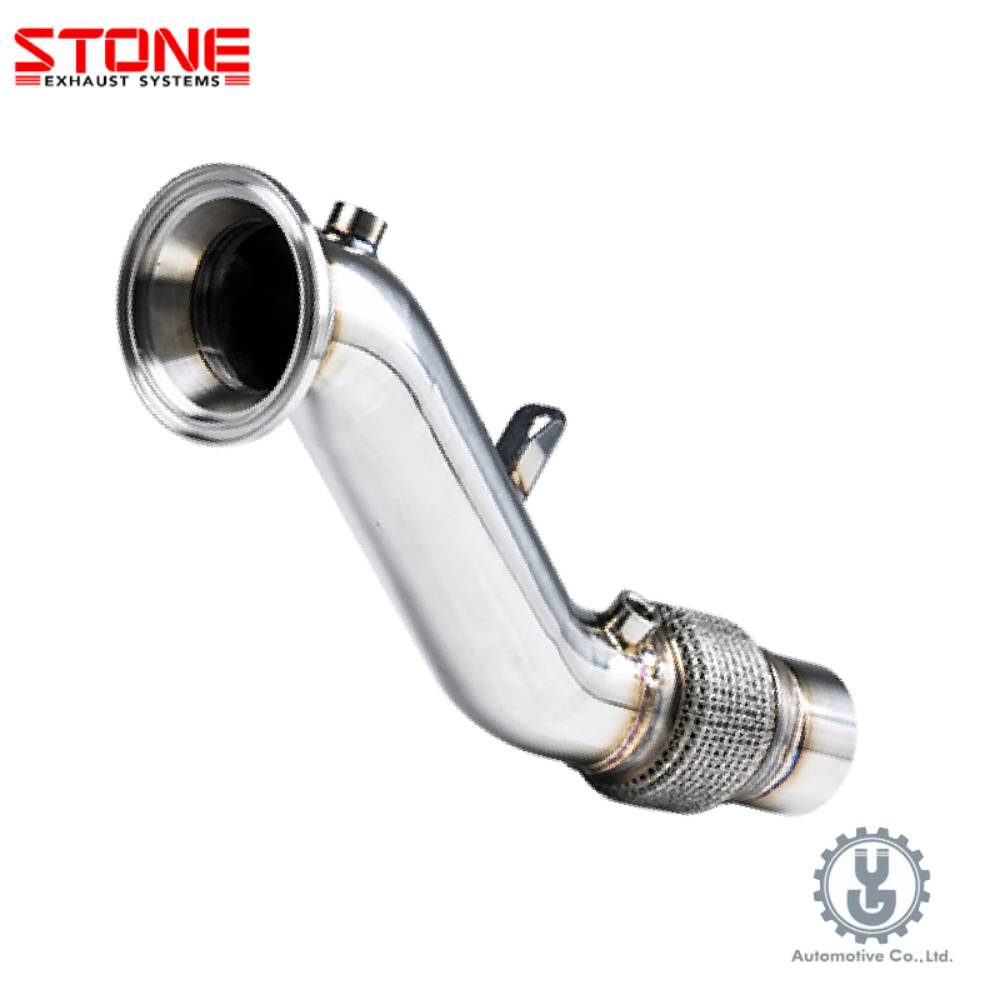 【YGAUTO】STONE巨石｜BMW330i F32/F33/F36｜De-Cat Downpipe(B48)｜排氣管