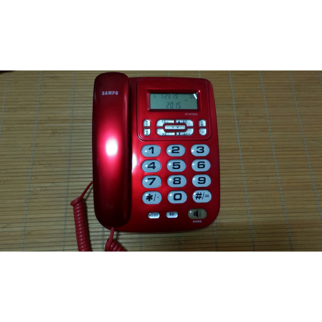 聲寶 SAMPO 市內電話 HT-W1002L 中古 二手-功能正常