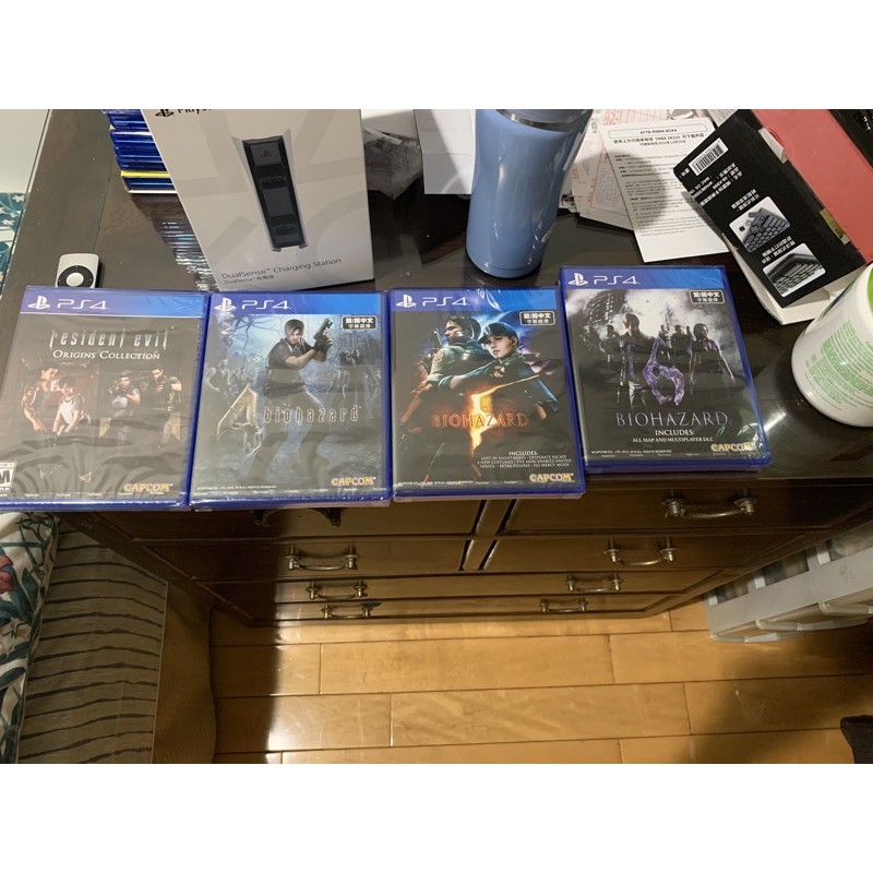 《售》PS4惡靈古堡0+1、4、5、6 中文版 4片皆全新未拆封 各550 4片一起收2100有需要單收的麻煩私訊我