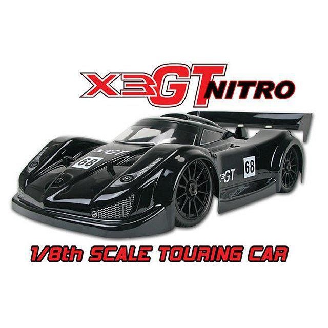 萬象遙控模型 鴻諾 X3GT 1:8遙控引擎競速平跑房車 油車 RTR版 (二段變速/28級引擎