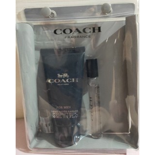 COACH 男性旅行組（乳液50ml+小瓶淡香精7.5ml）