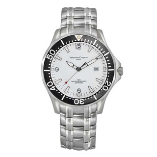 🐻被被熊🐻總代理貨 范倫鐵諾古柏 Valentino Coupeau 豪情邁動 腕錶 手錶 手表 日本原裝日曆機芯 白