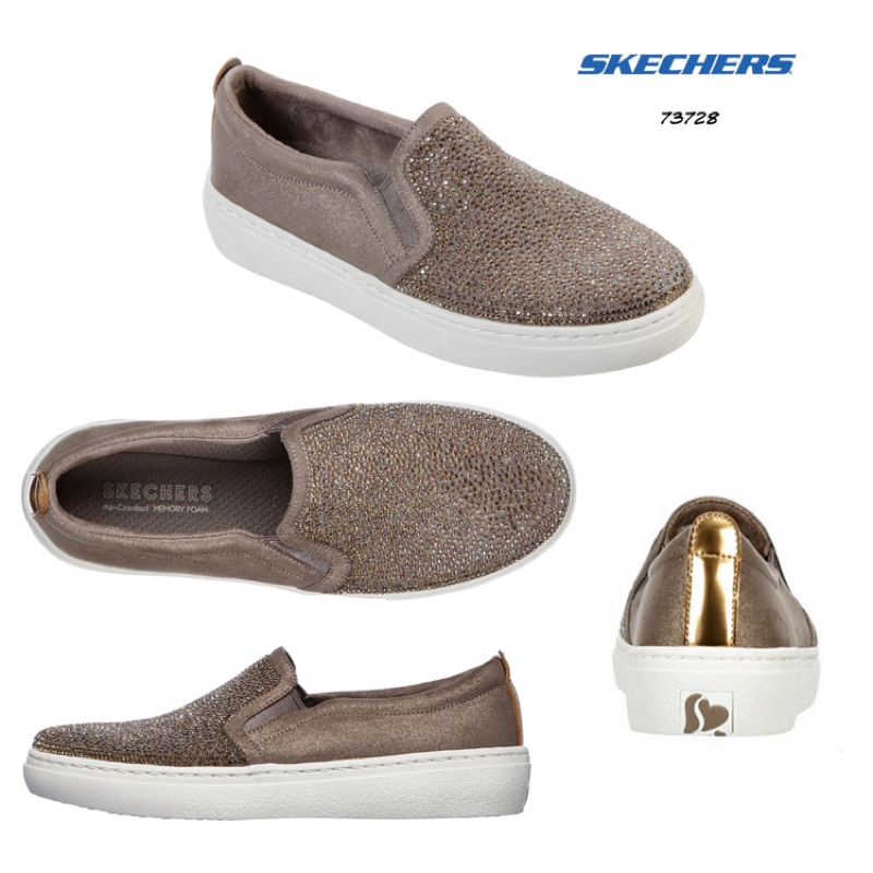 🎀 Skechers GOLDIE - HIGH KEY 水鑽懶人鞋(全新）