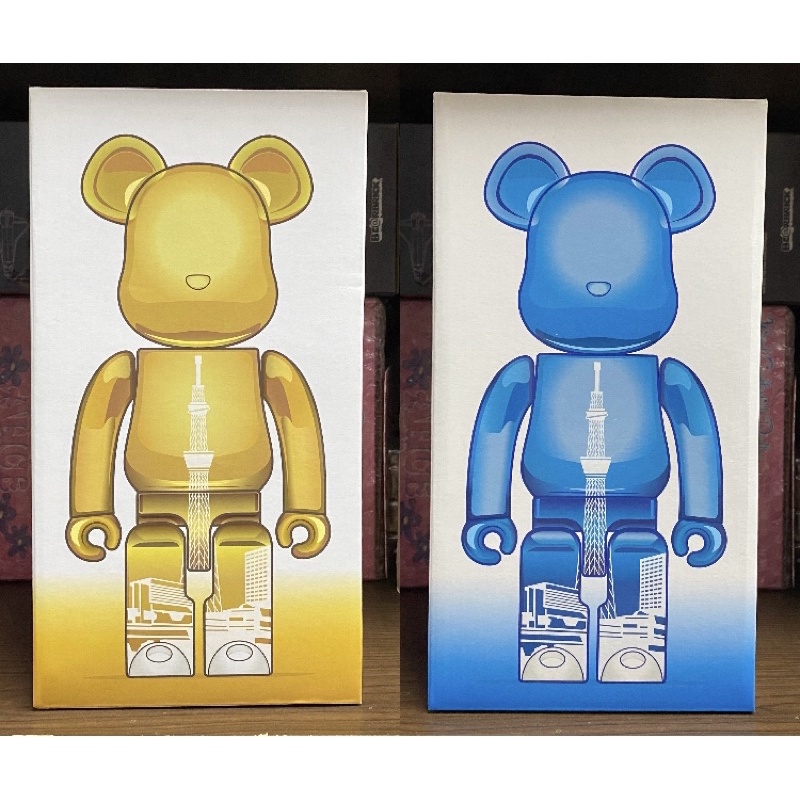 BE@RBRICK 天空樹 晴空塔 2015年 電鍍 限定 400% bearbrick 庫柏力克熊