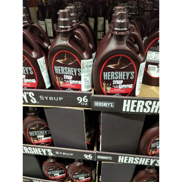 Hershey's 巧克力醬 #566# 1.36公斤 X 2入#399318#好市多代購  醬 抹醬 果醬