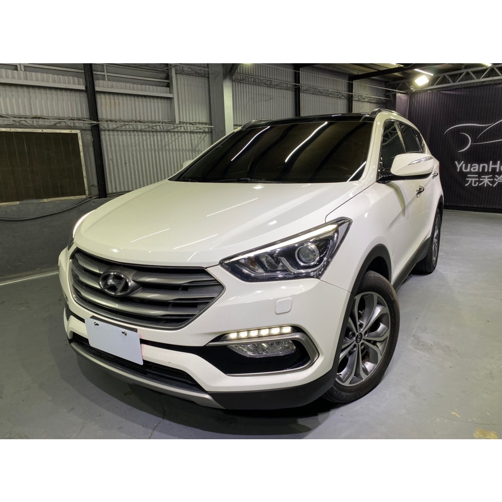 『二手車 中古車買賣』2017 Hyundai Santa Fe 2.2領袖款7人座 實價刊登:74.8萬(可小議)
