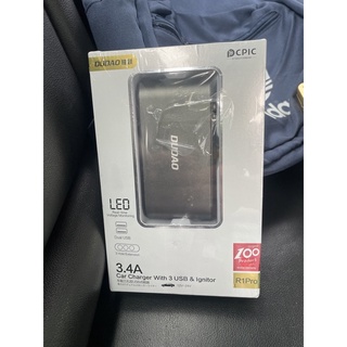 1027 娃娃機夾出 3.4A USB充電器 DUDAO 點菸器 點煙器 點煙氣 電壓顯示 三孔 一分三